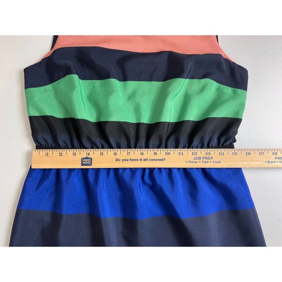 Ann Taylor LOFT Women's Sleeveless Dress Multicolor Stripe Size S - Picture 7 of 11